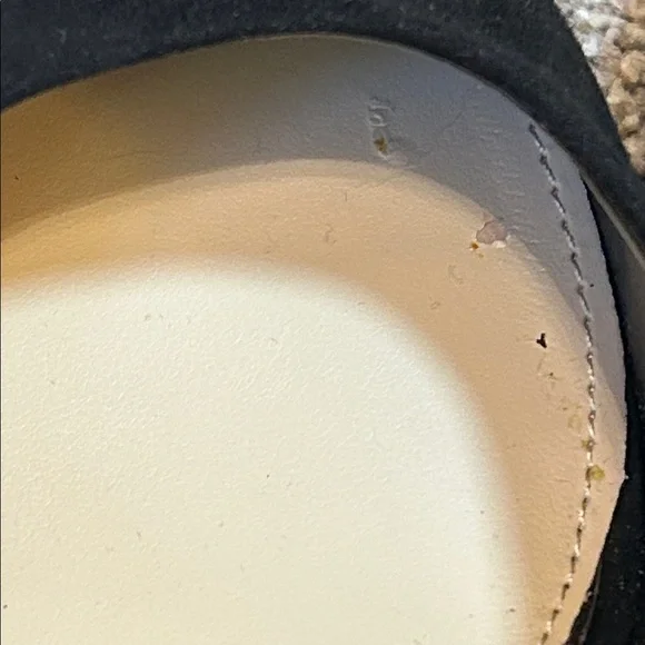 Jessica Simpson Black Suede Cash Solid Slip On Wedge Heels size 8.5 - Picture 14 of 16